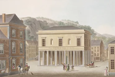 Pórtico de la Fuente de Pouhon en Spa, de 